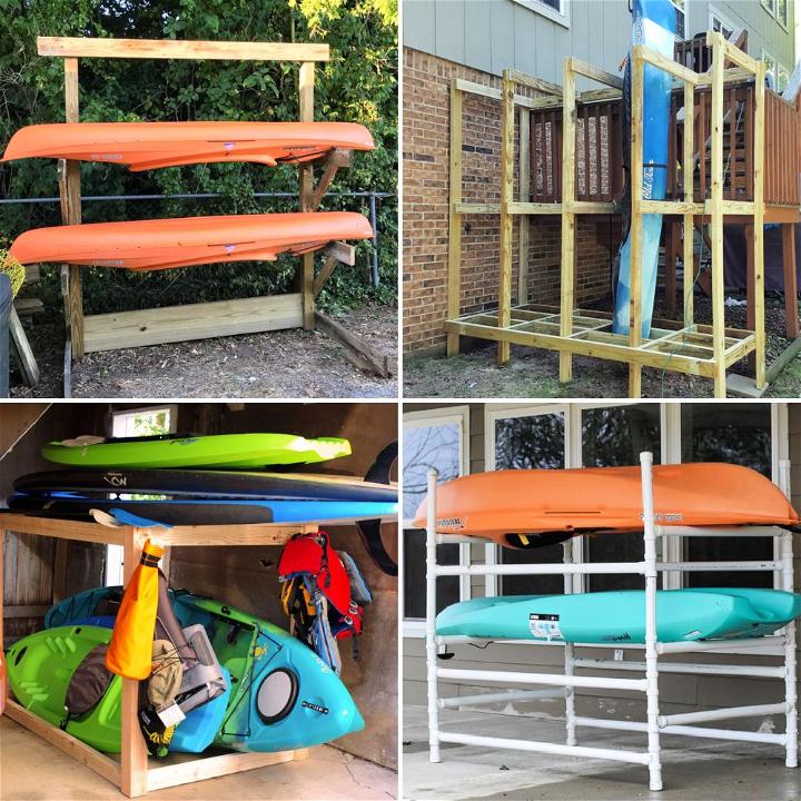 DIY Kayak Rack 20 Free Plans Blitsy