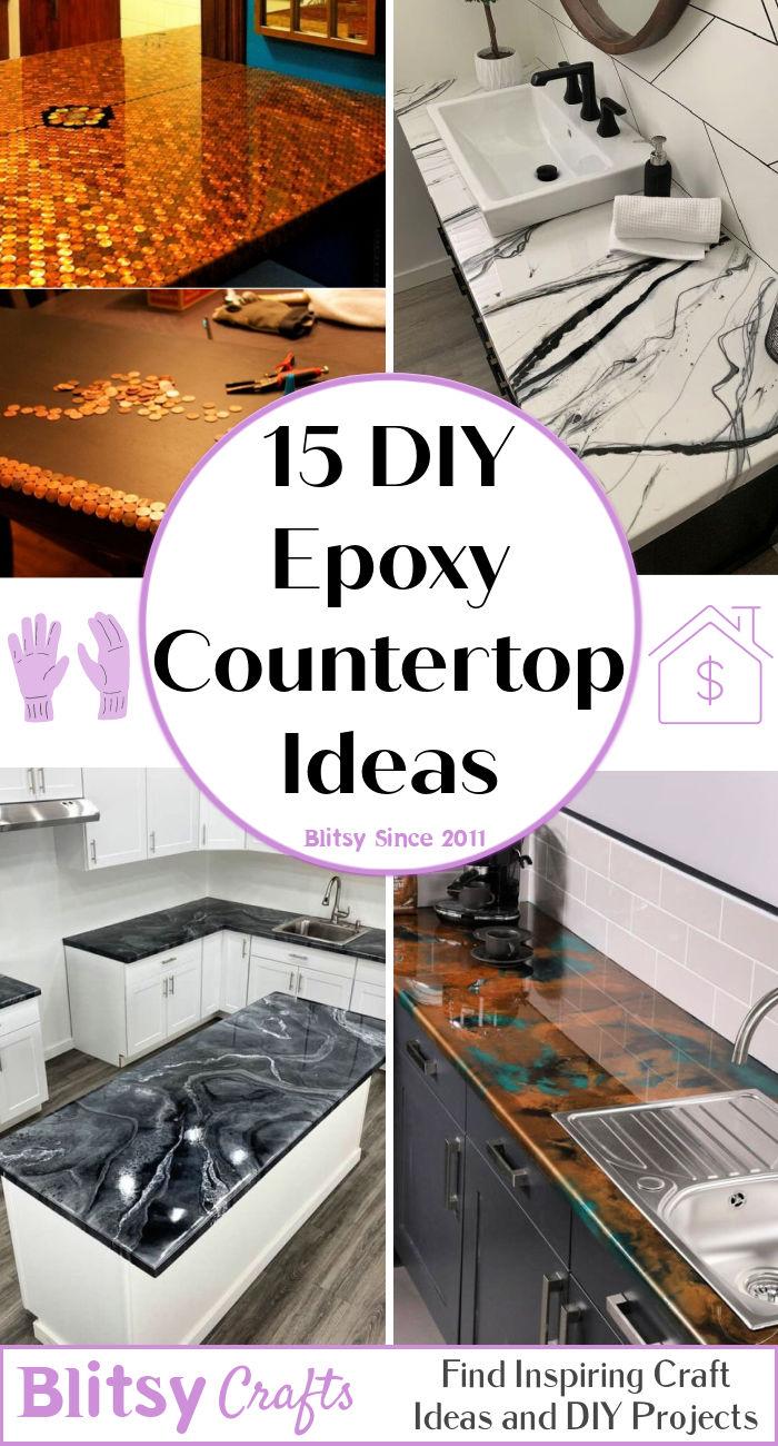 15 DIY Epoxy Countertop Ideas