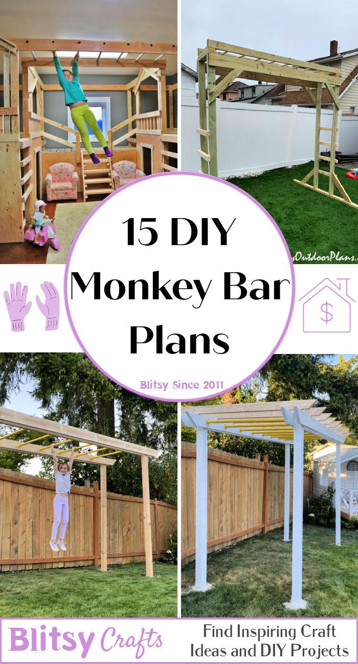 15 DIY Monkey Bar Plans