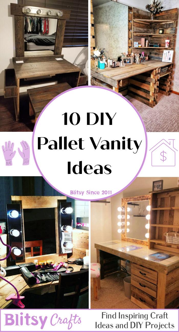 15 DIY Pallet Vanity Ideas