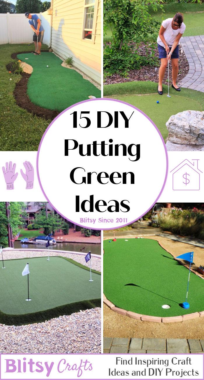 15 DIY Putting Green Ideas for Backyard