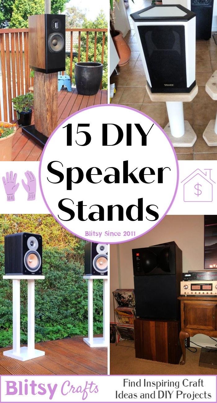 15 DIY Speaker Stands