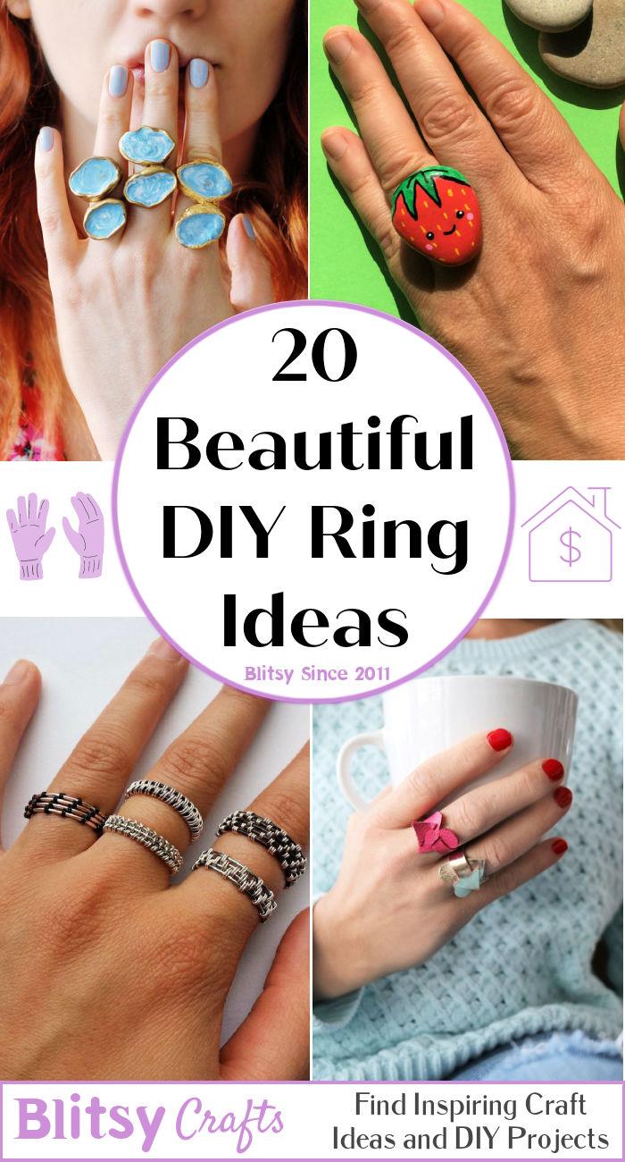 20 Beautiful DIY Ring Ideas