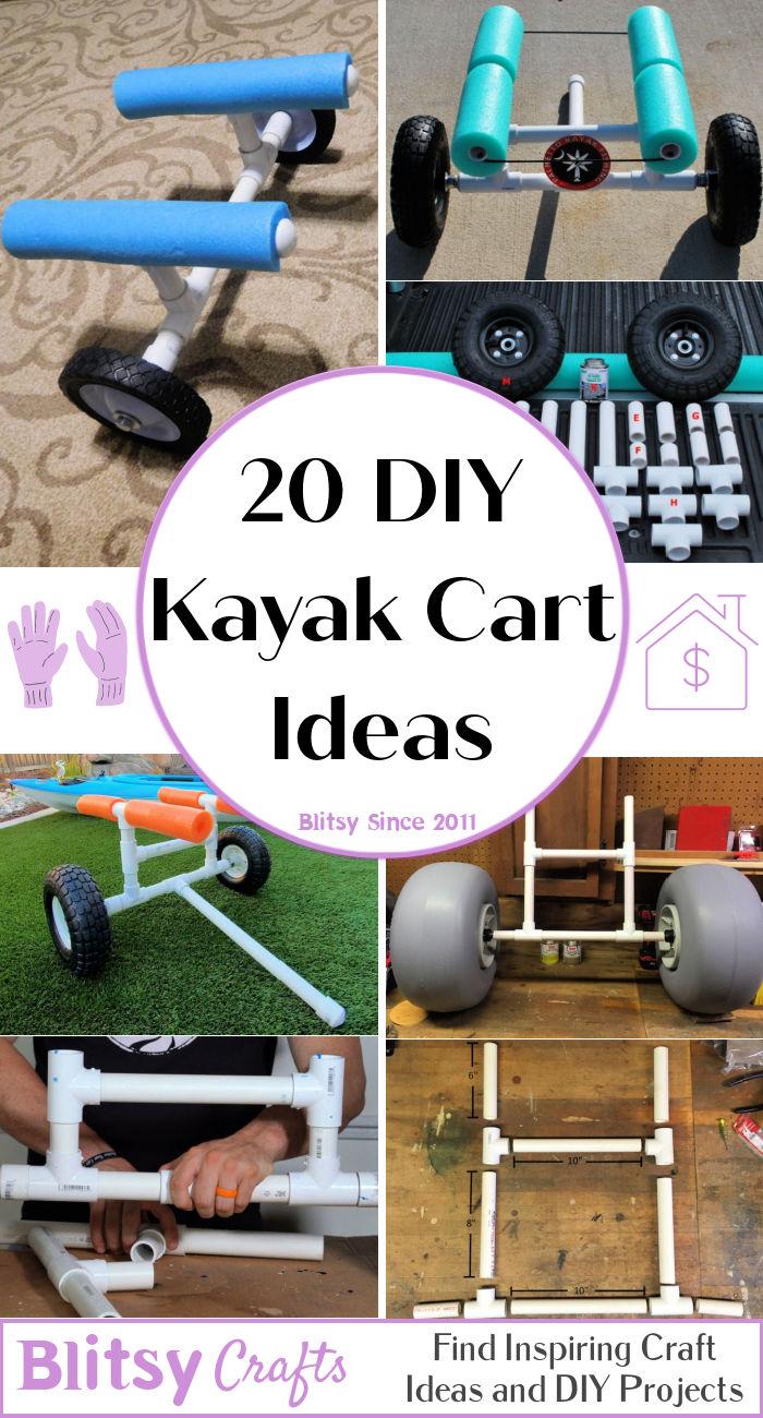 20 DIY Kayak Cart Ideas