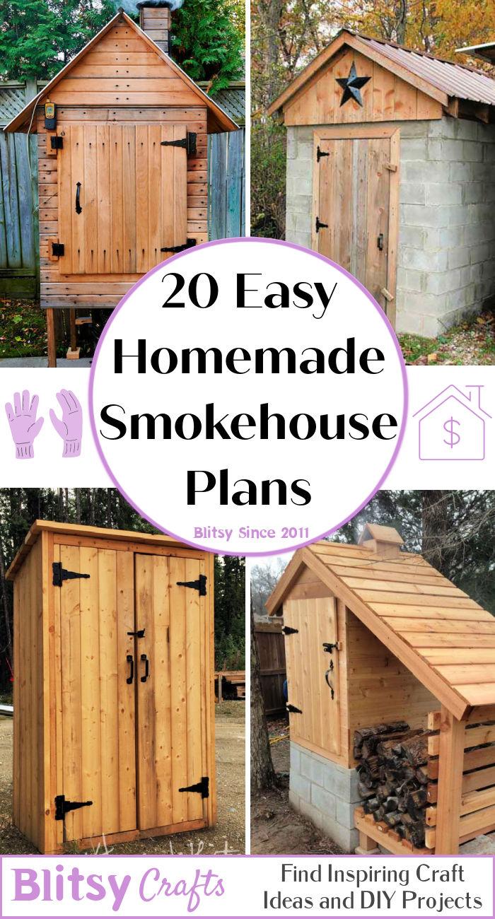 20 Easy Homemade Smokehouse Plans
