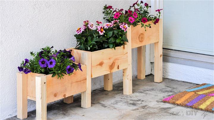 $10 DIY Tiered Planter Box