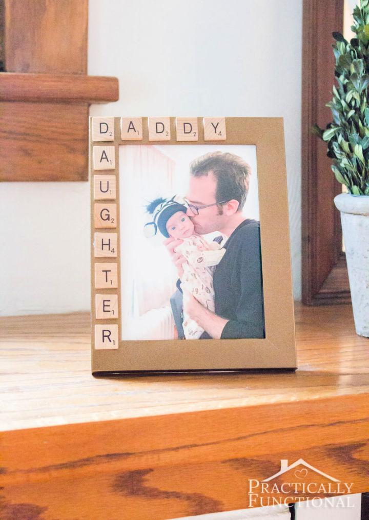 10 Minute Fathers Day Picture Frame