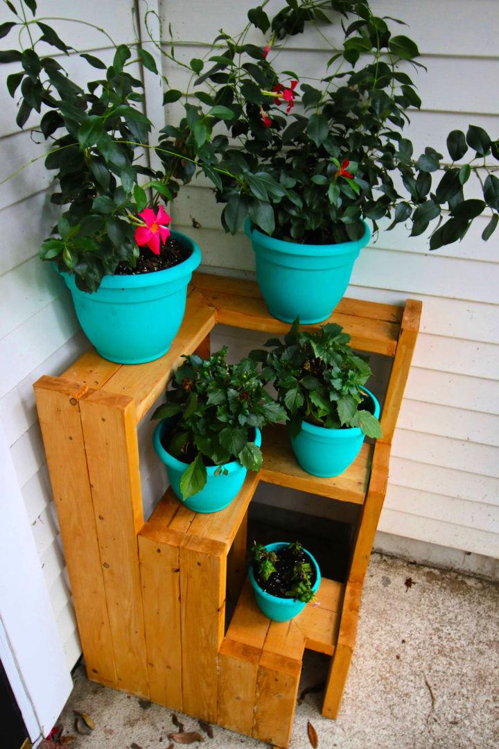 3 Tiered Corner Plant Stand