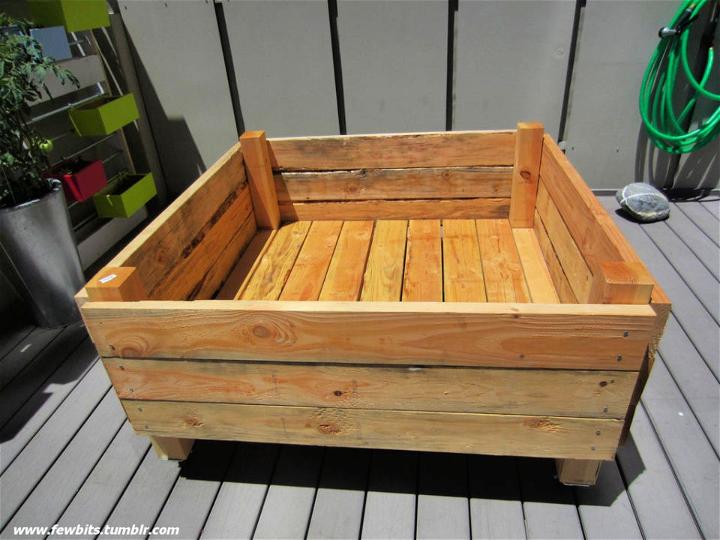 4x4 Raised Garden Bed on Casters