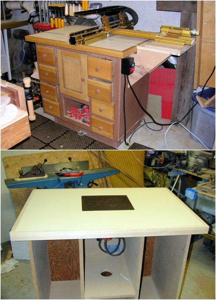 DIY Adjustable Router Table