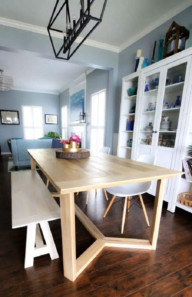 40 Free DIY Dining Table Plans Easy To Build Blitsy