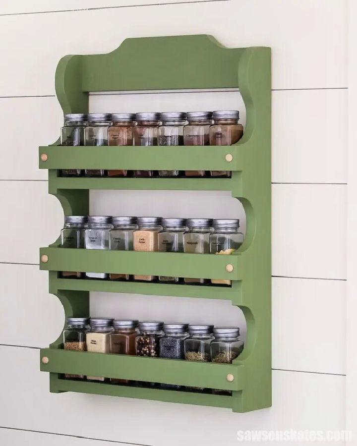 Antique Inspired Spice Rack