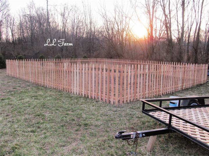 Backyard Wooden Fence