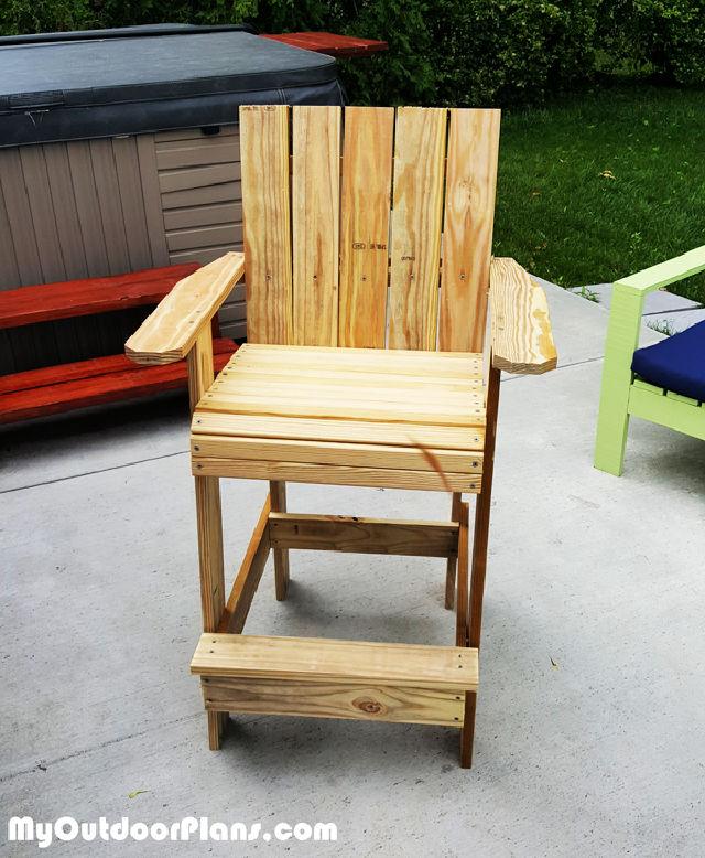 Bar Height Adirondack Chair