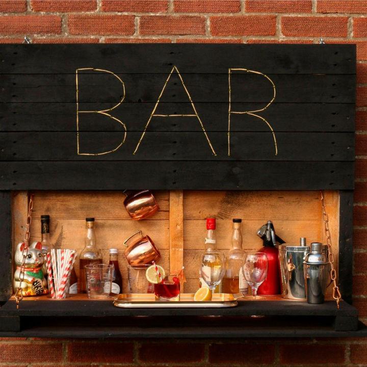 Bar Out of Wooden Pallets