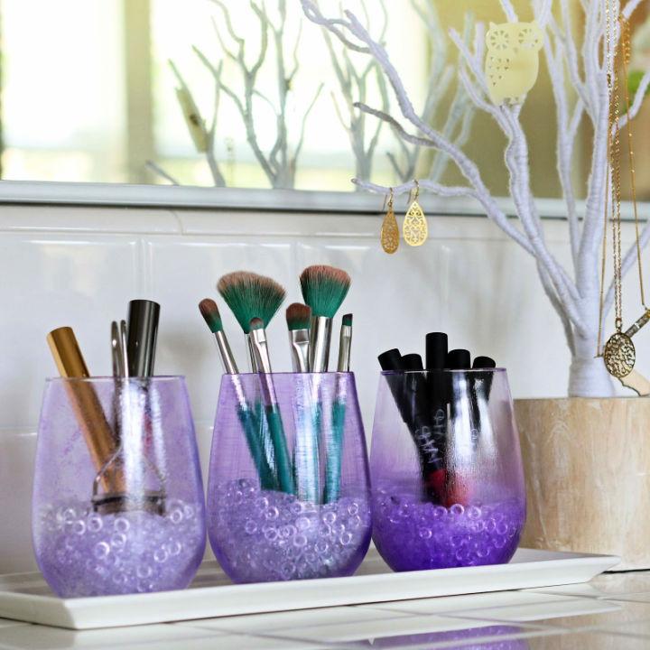 Bath Accessories with Mod Podge Sheer Colors
