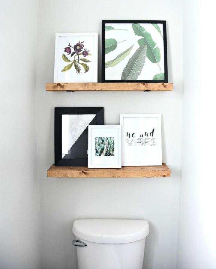 Bathroom Floating Shelves