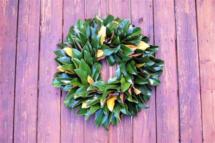 Beautiful Fresh Magnolia Wreath