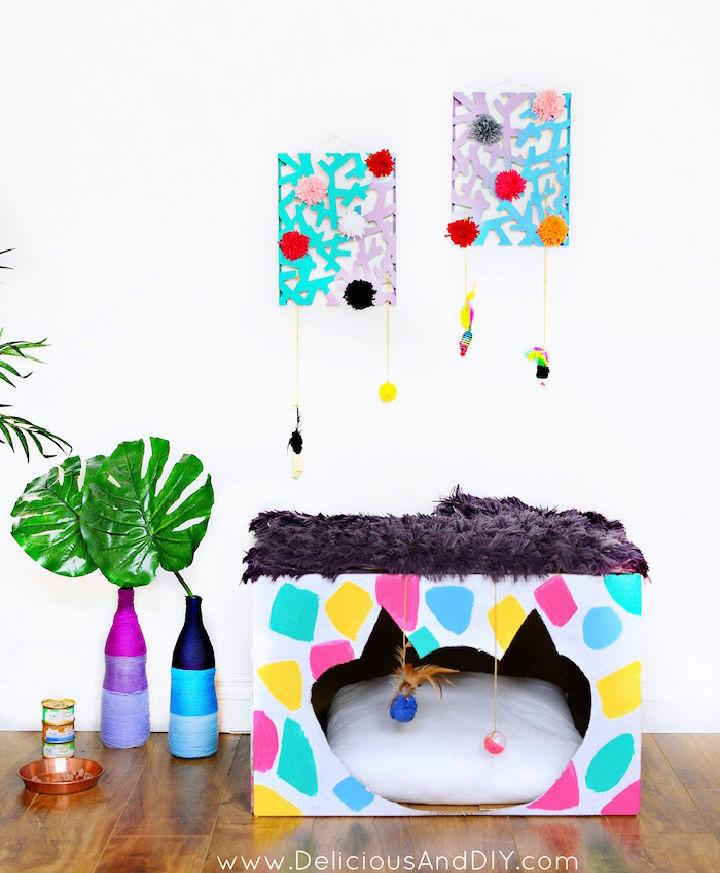 Bright And Colorful Cat House