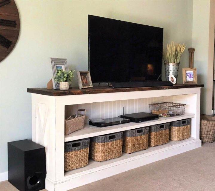 Build A Rustic TV Stand