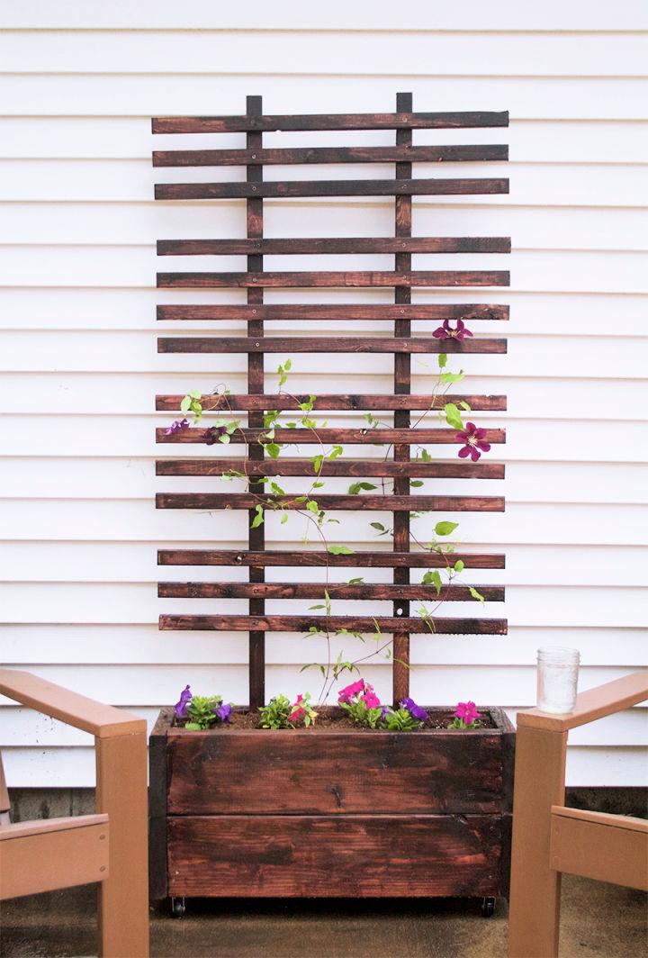 Build A Trellis Planter Box