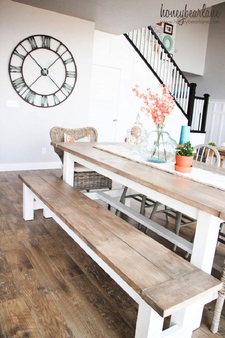 Build Farmhouse Table and Bench