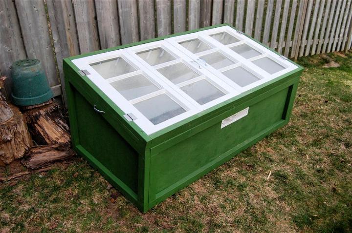 Build a Cold Frame Using Old Windows