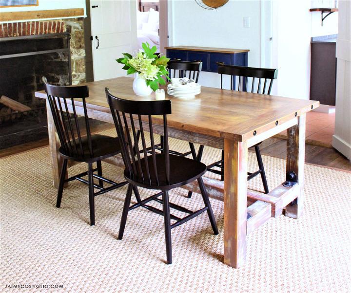 Build a Faux Barnwood Dining Table