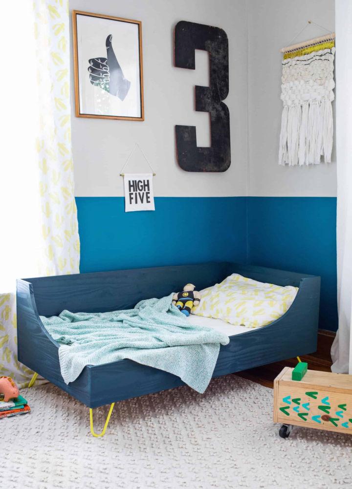 Build a Modern Toddler Bed