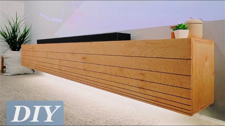 Building TV Stand with Undermount LEDs