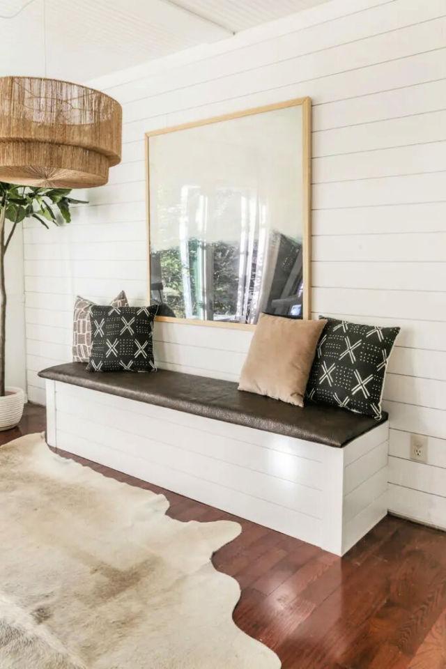 Built In Dining Bench with Storage