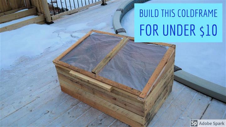 Cold Frame Out of Pallets for Under $10