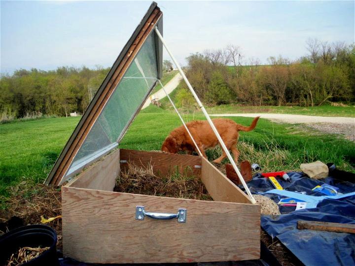 Cold Frame With Recycled Materials