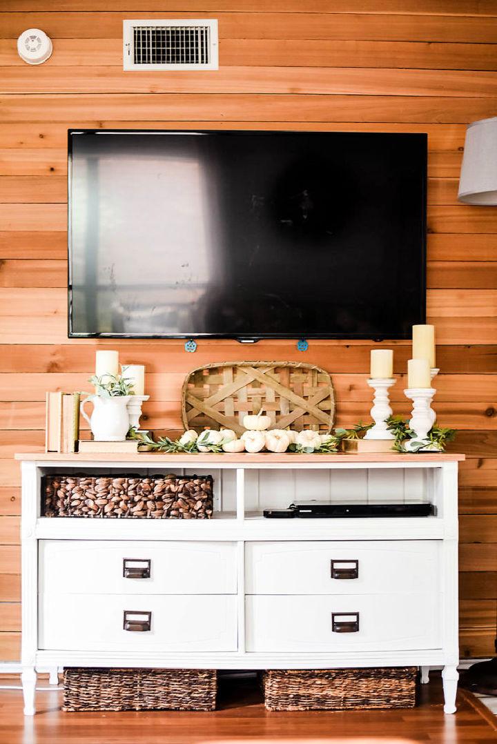 Cool TV Stand from Dresser
