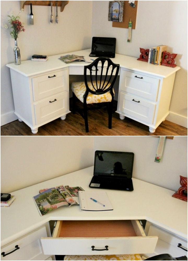 Corner Desk With Drawers