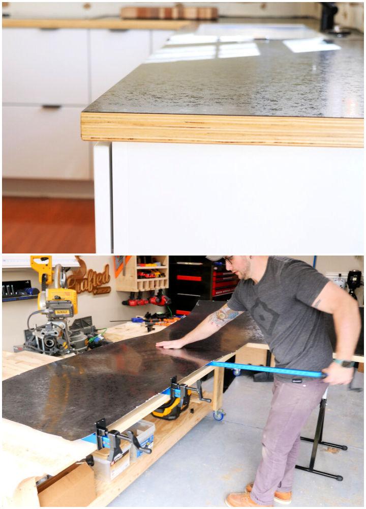 Countertops from Plywood and Laminate