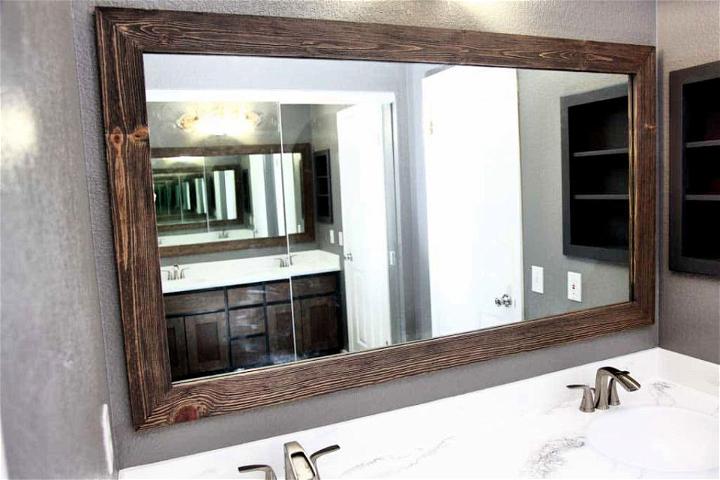 Custom Bathroom Mirror Frame