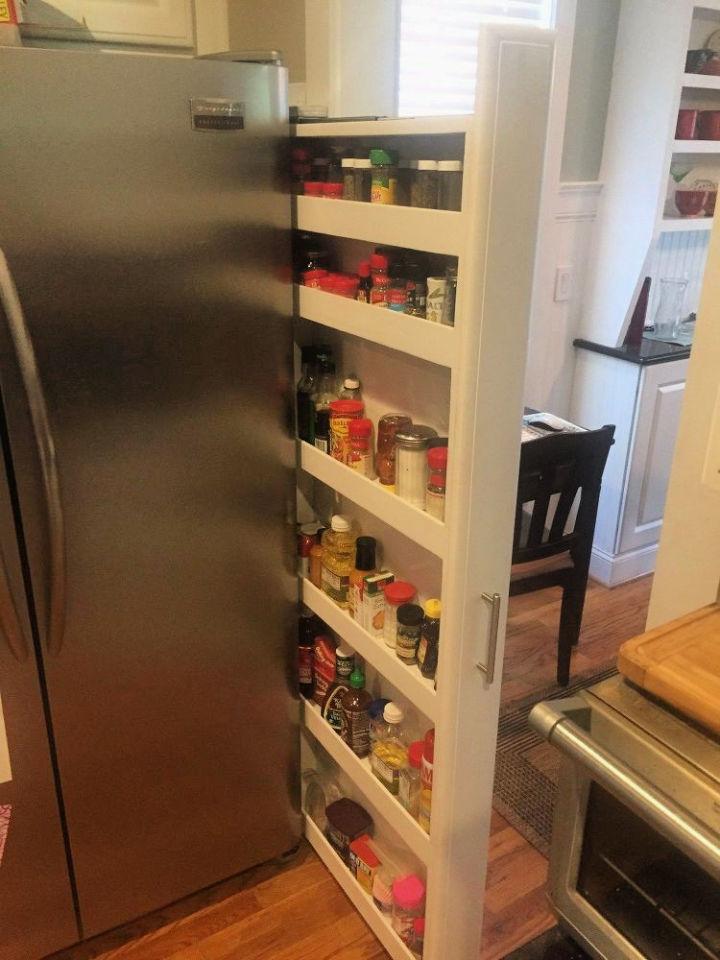 Custom Roll Out Spice Rack