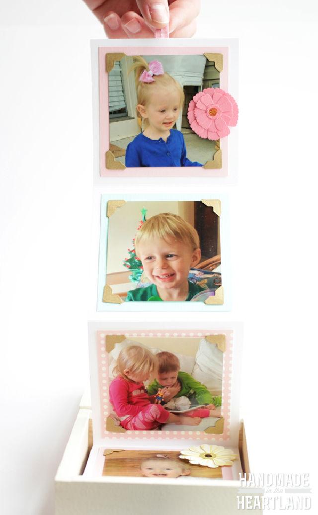 DIY Accordion Photo Box Photography Gift