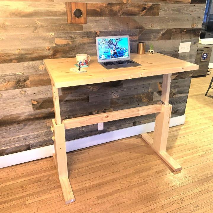 DIY Adjustable Standing Desk