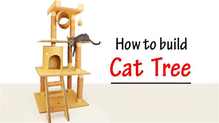 DIY Cardboard Cat Tree