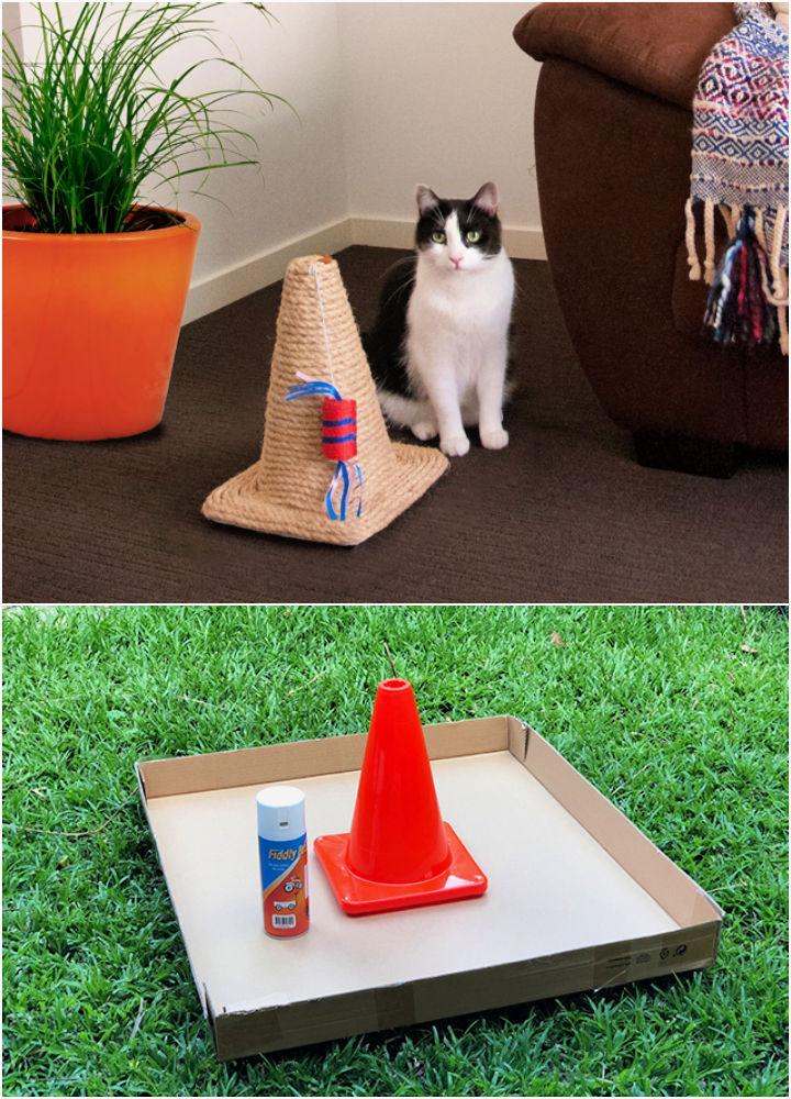 DIY Cat Scratching Cone