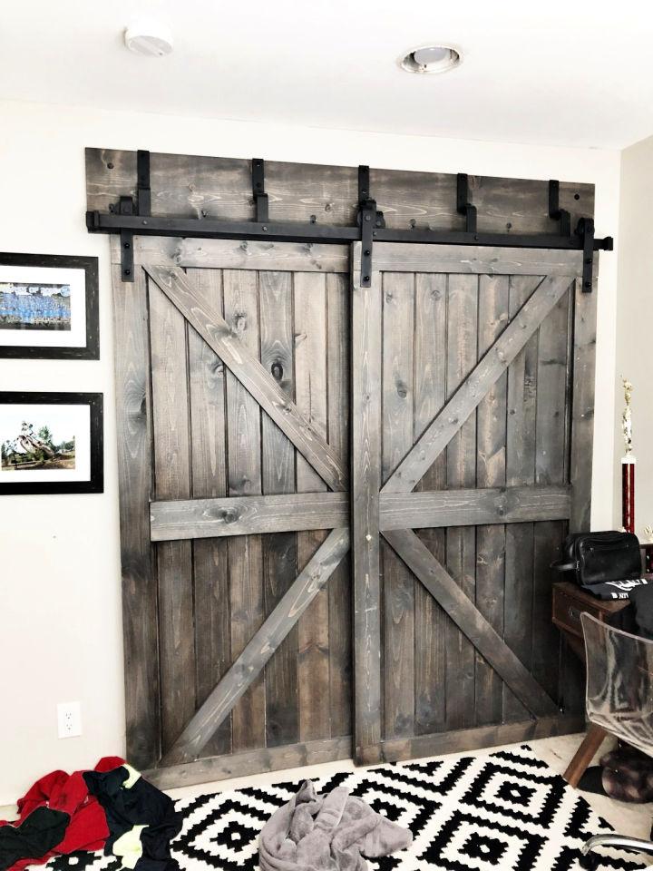 DIY Closet Barn Doors for $70