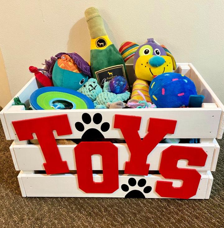 DIY Dog Toy Box