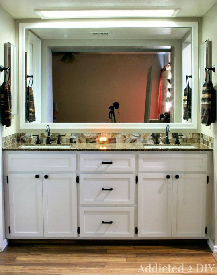 DIY Double Bathroom Vanity