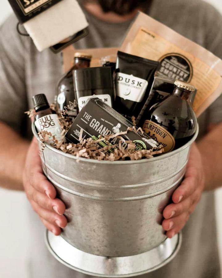 DIY Fathers Day Gift Basket