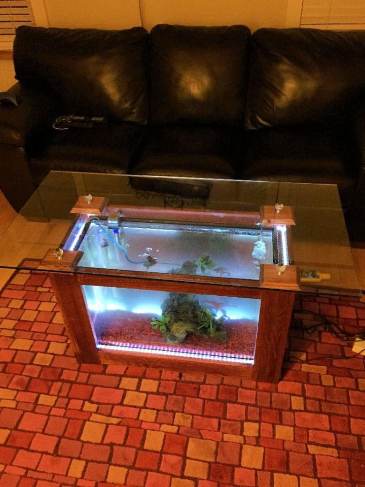 DIY Fish Tank Coffee Table