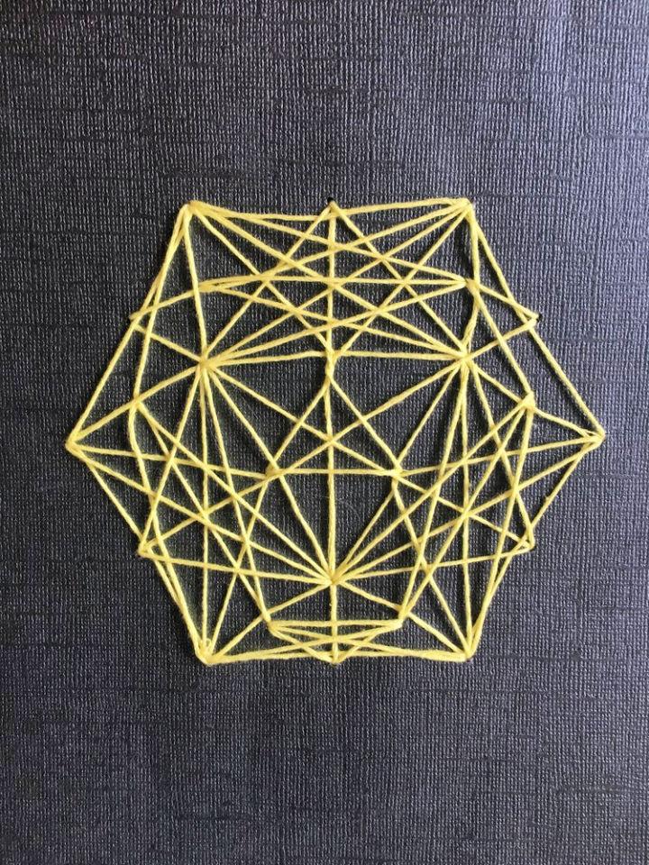 DIY Geometric String Art
