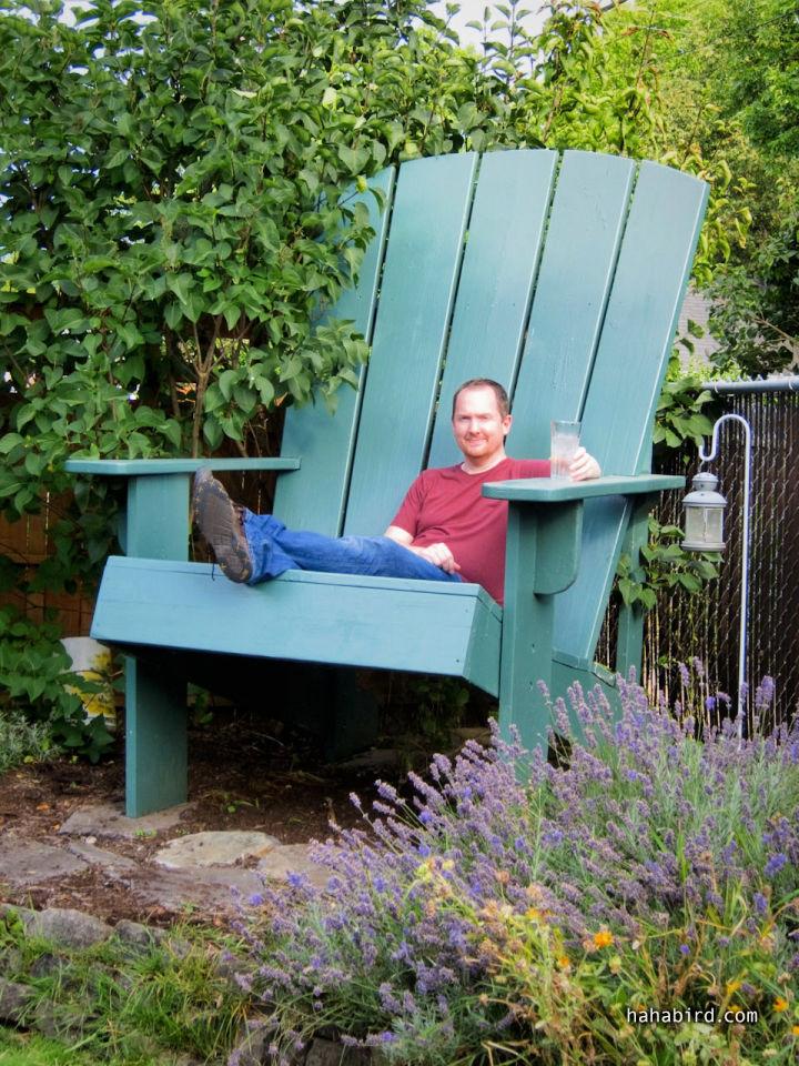 DIY Giant Adirondack Chair