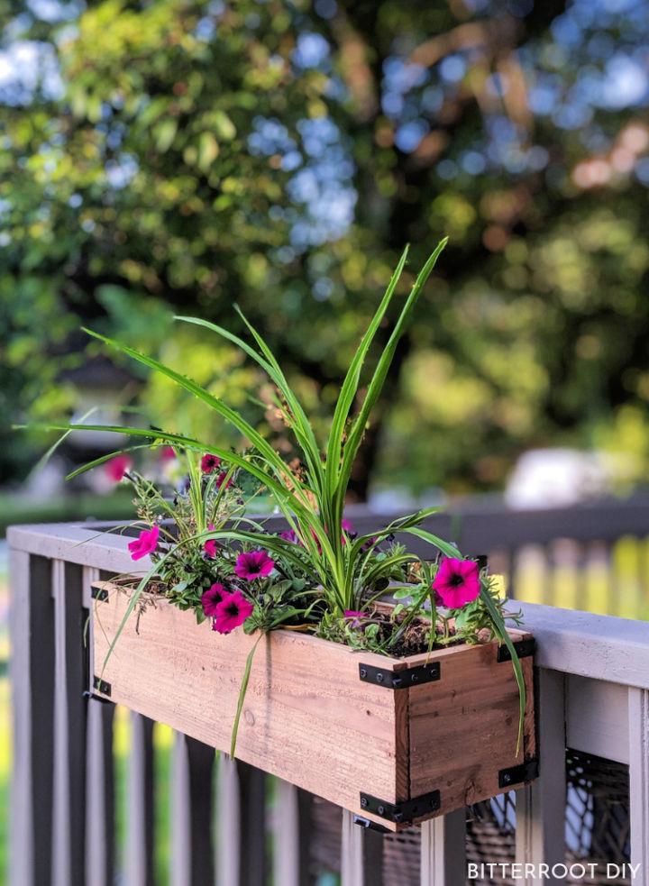 DIY Hanging Flower Bed